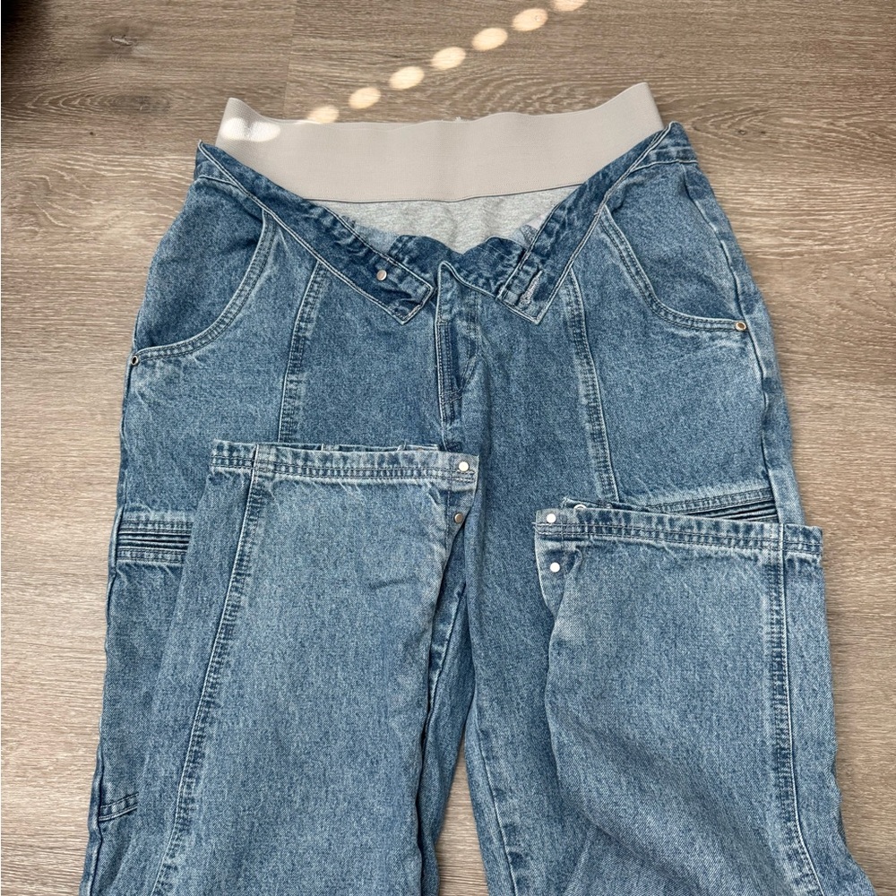 Maniere De Voir Blue Women's Jeans